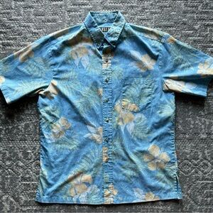 kahala hawaiian shirt large mens